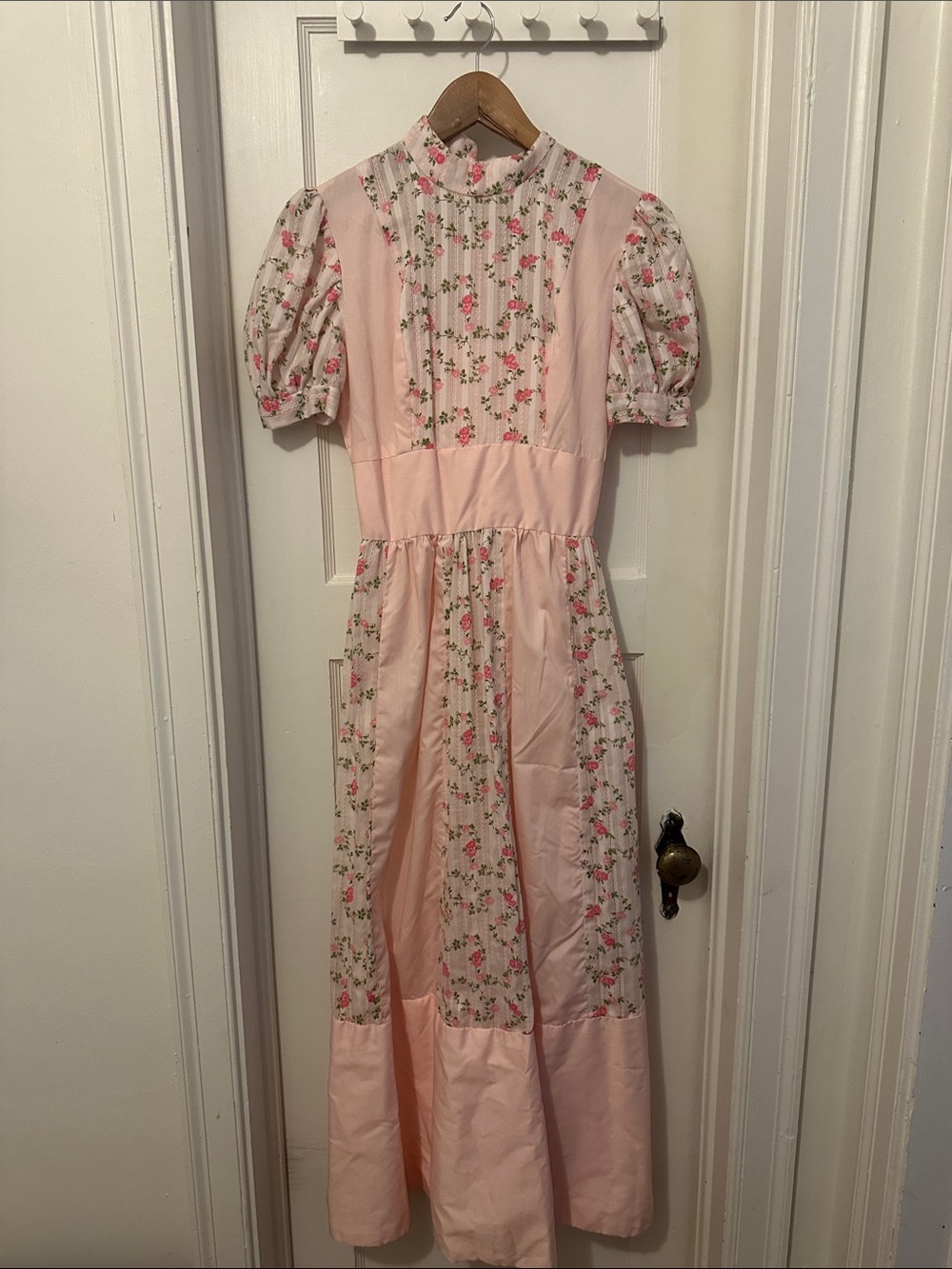 Vintage Cotton Dress Floral cottagecore Style